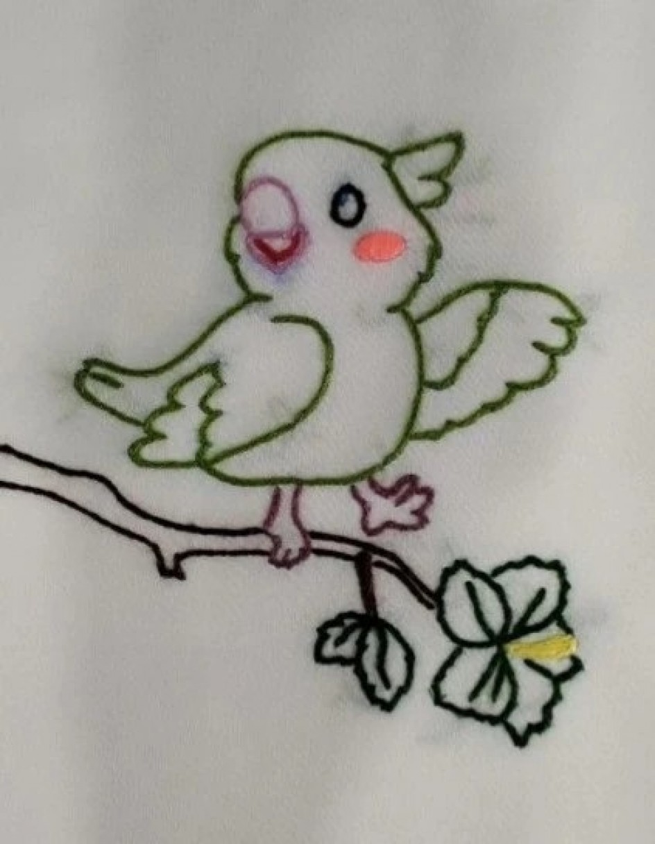 Веселый попугайчик