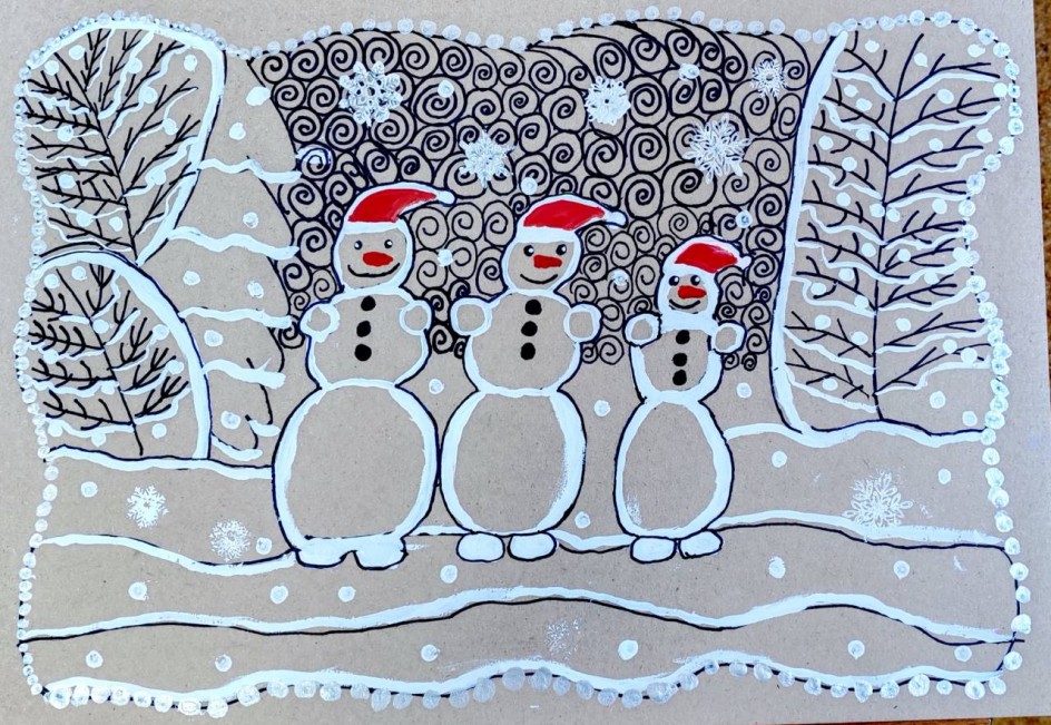 Весёлые снеговики