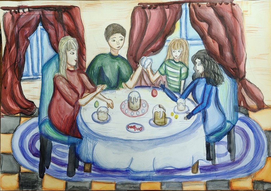 Пасха в кругу семьи