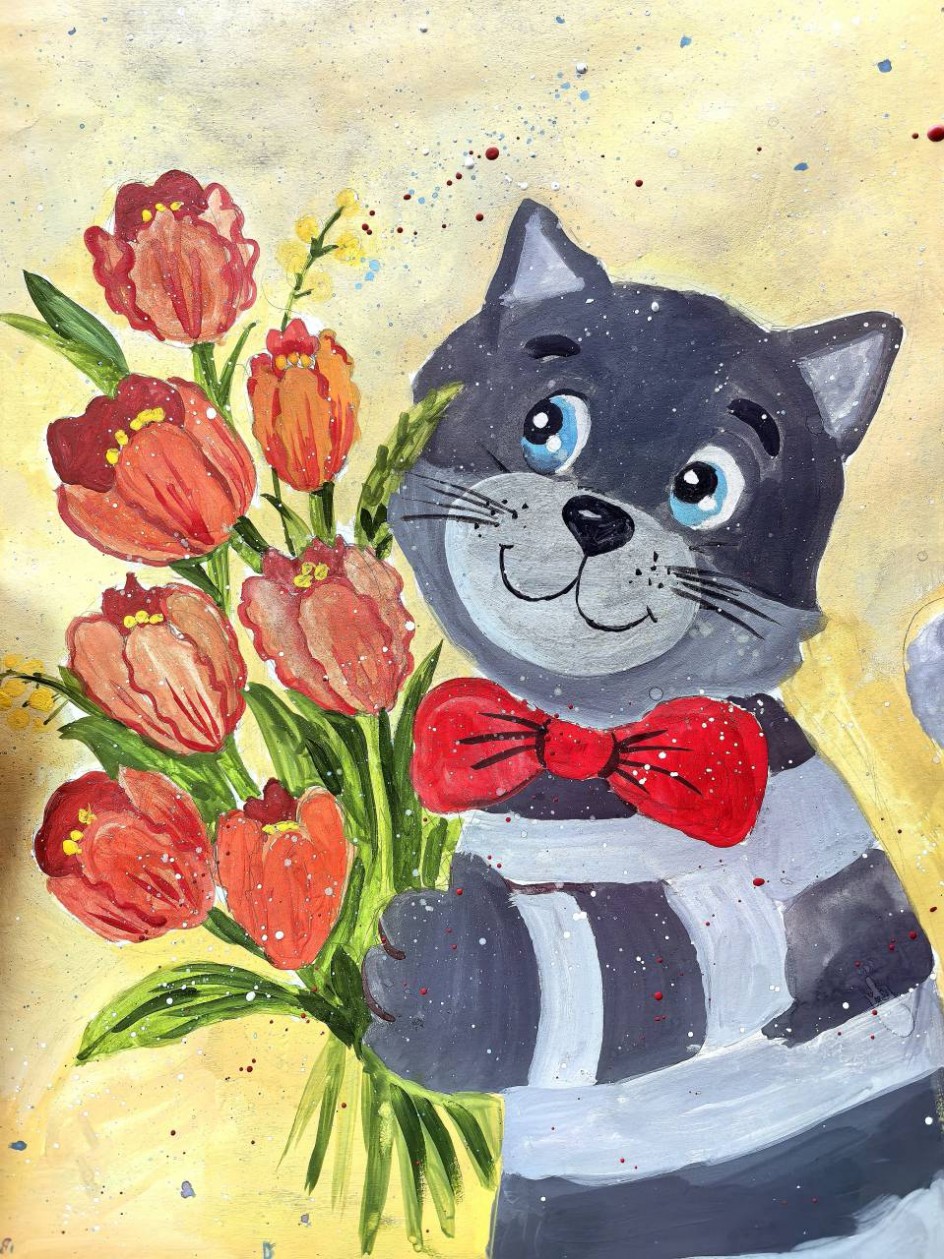 Букет к 8 марта