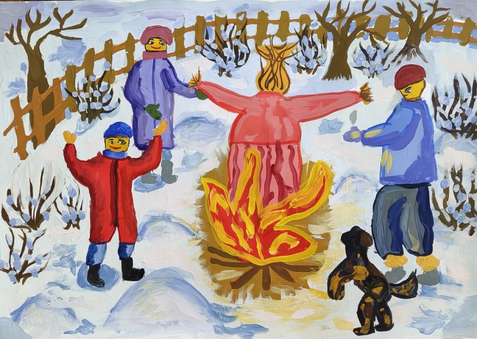 Проводы масленицы на даче