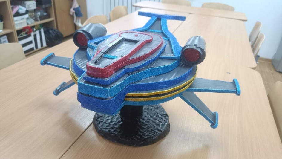 Модель космического аппарата "Звезды"