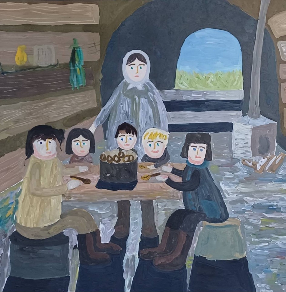 "Военное  детство Юры"