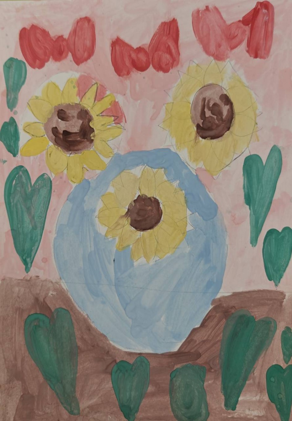 Цветы в вазе