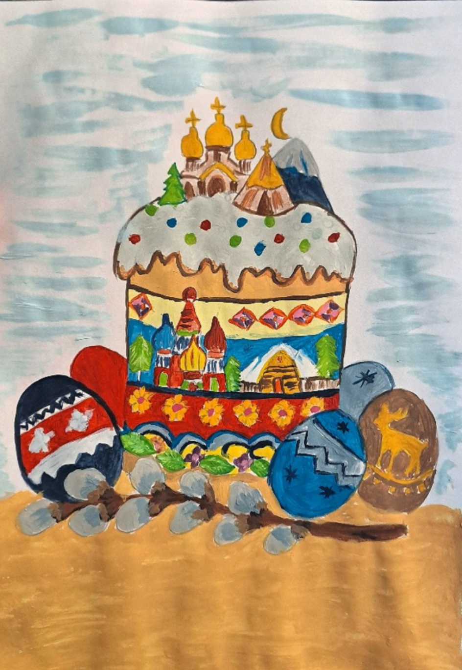 Пасхальный кулич дружбы народов