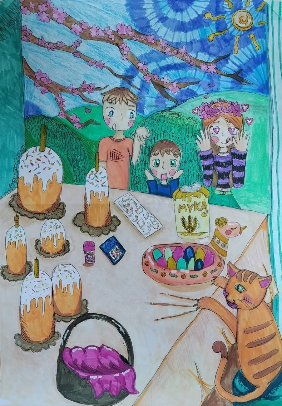 Праздник под цветущим небом