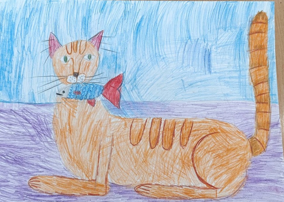 Довольный кот