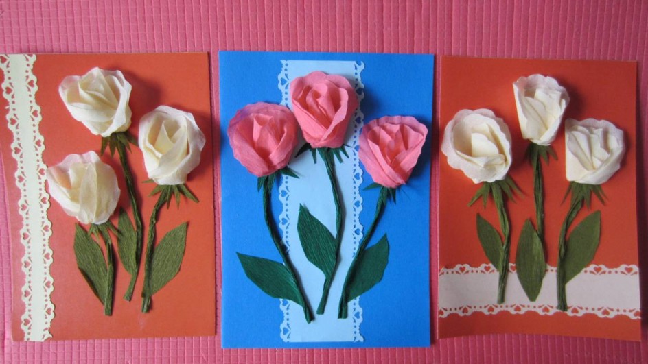 "Три нежные розы"