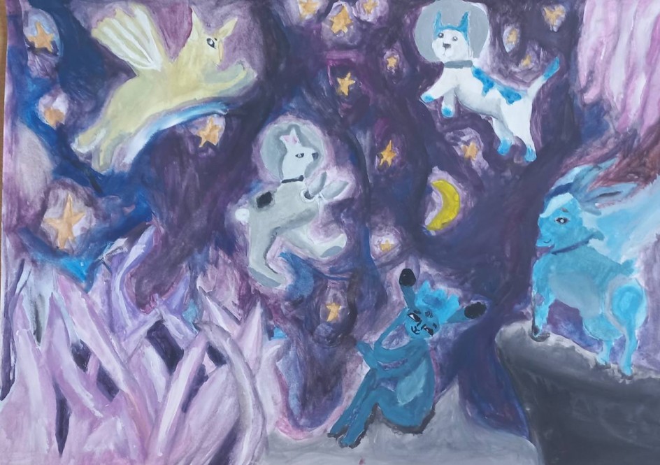 "Обитатели фиолетовой планеты"