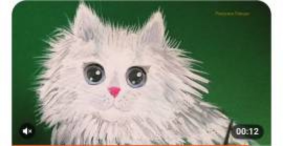 Портрет кошки-любимицы