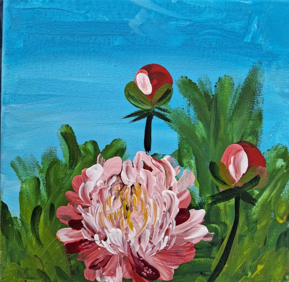 Пионы для любимой мамочки