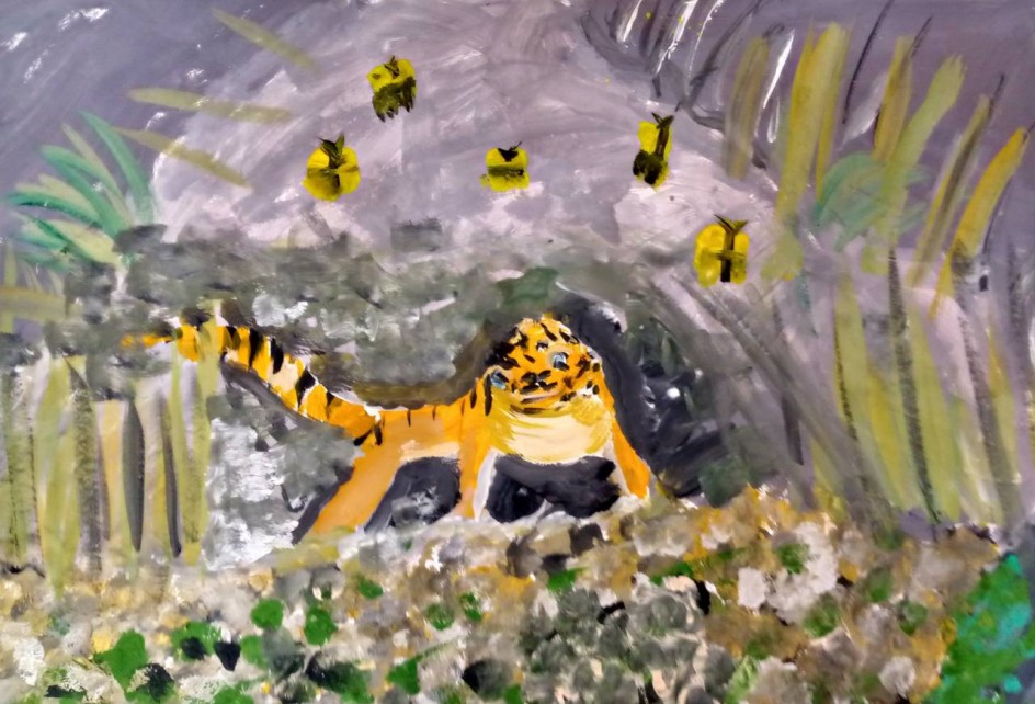 Тигровая ящерица