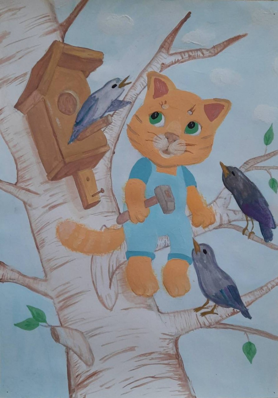 У скворечника