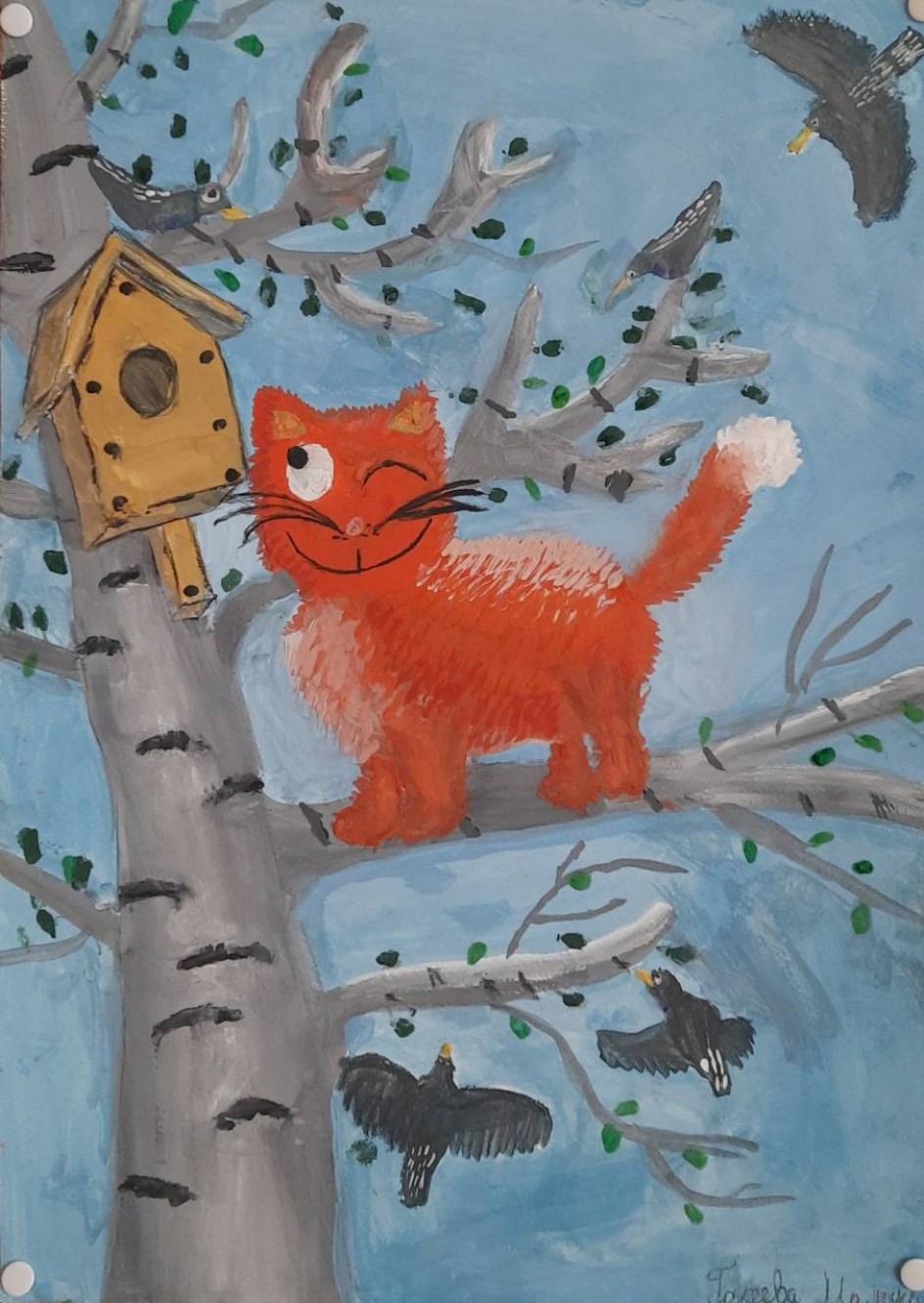 У скворечника