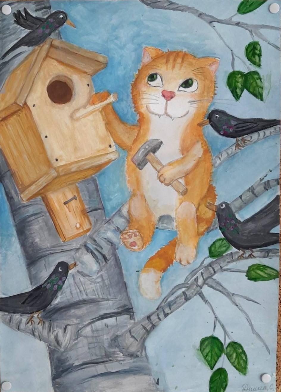 У скворечника