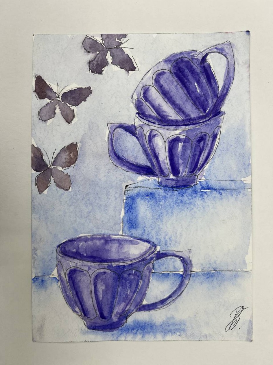 Чашки на фотосессии