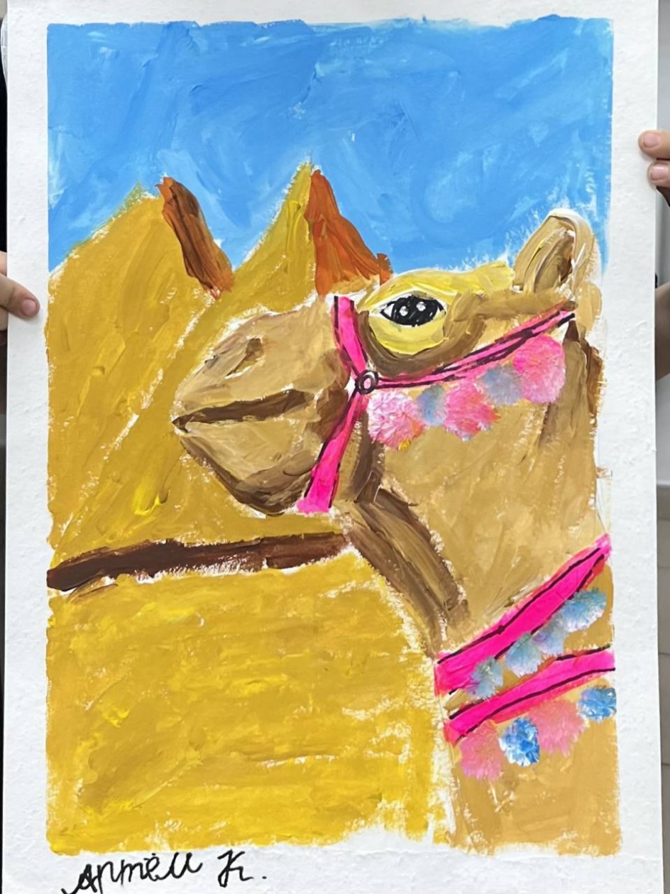 Верблюд в пустыне Египта