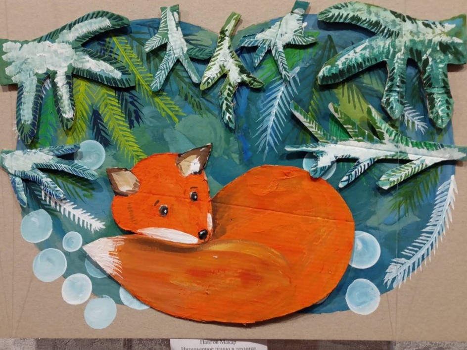 Декоративное панно на тему "Лесные картинки"