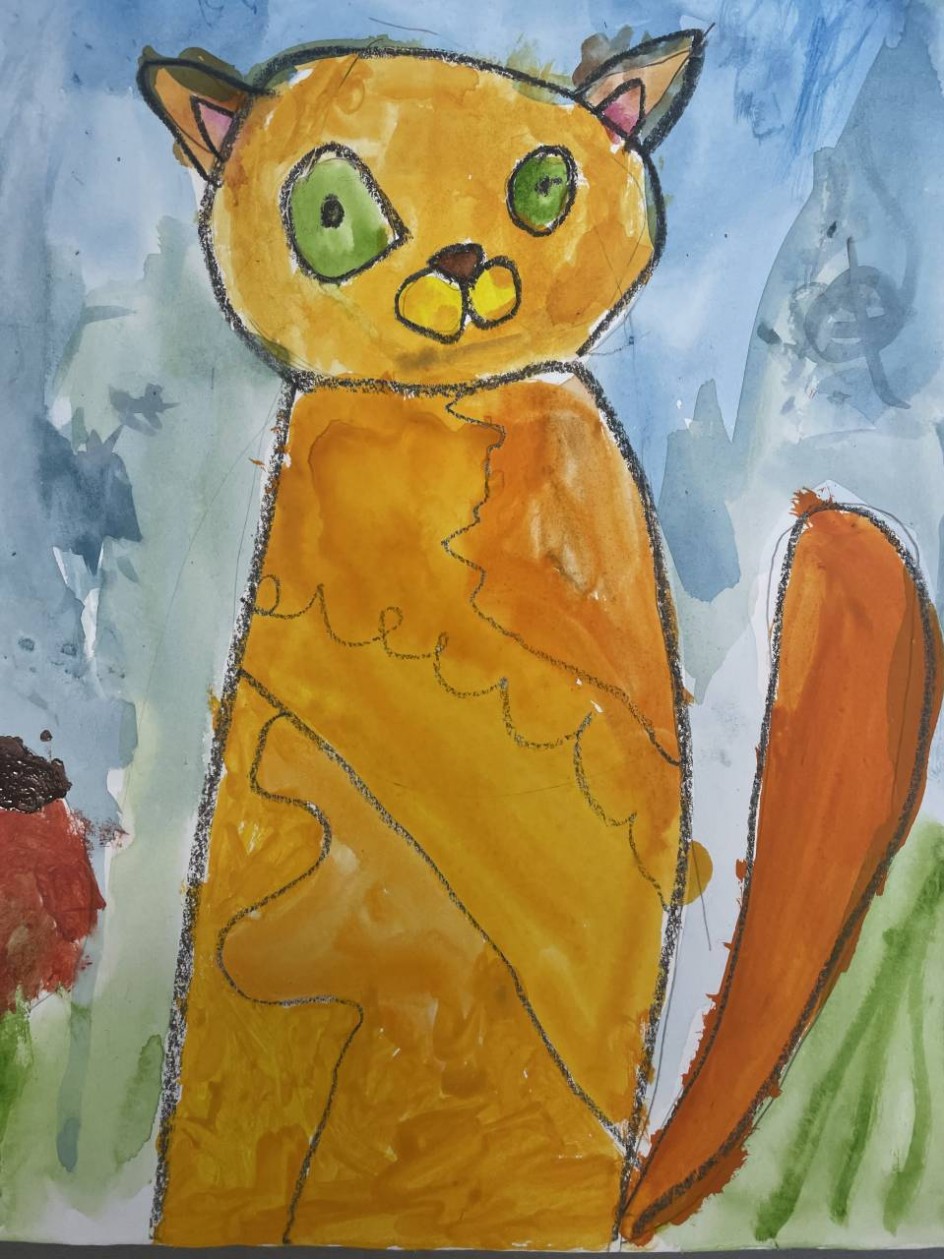 Рыжий кот