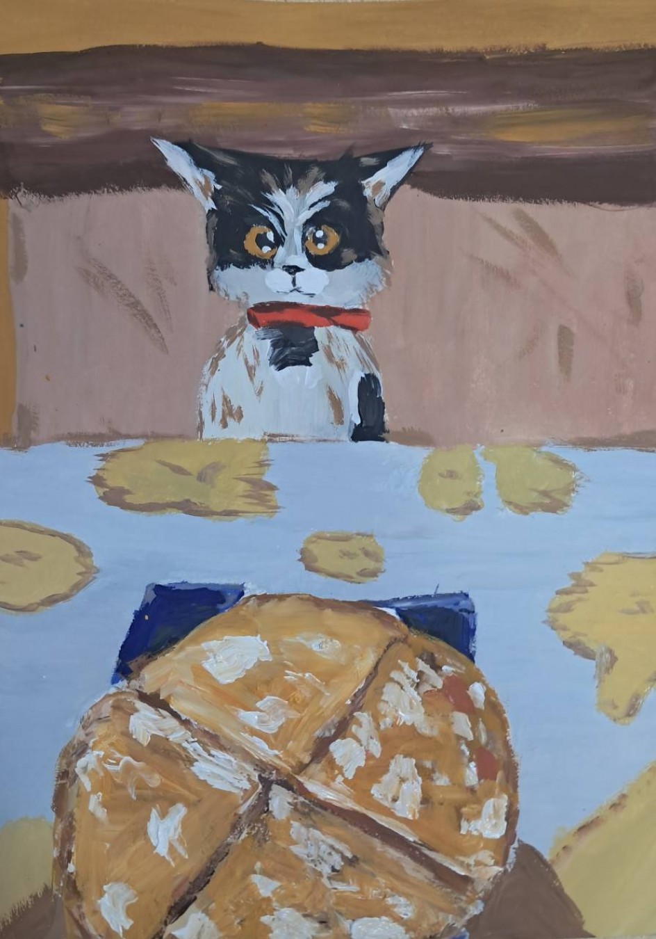 Кот и блины