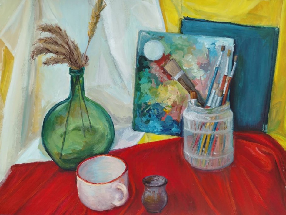 Натюрморт с палитрой