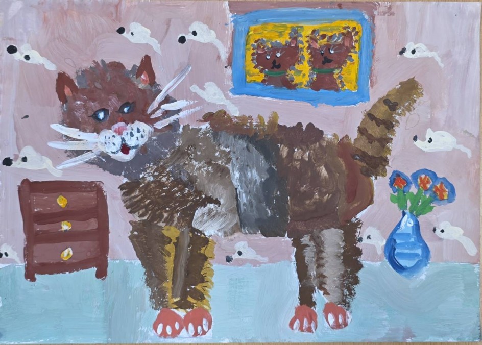 Домашняя кошечка