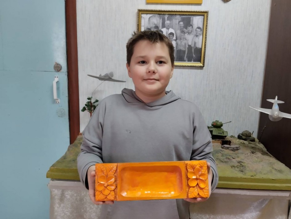 Сальная доска "Цветы"