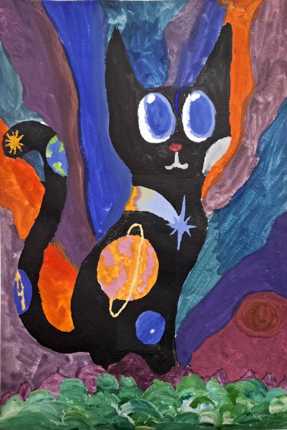 "Постер с кошкой"