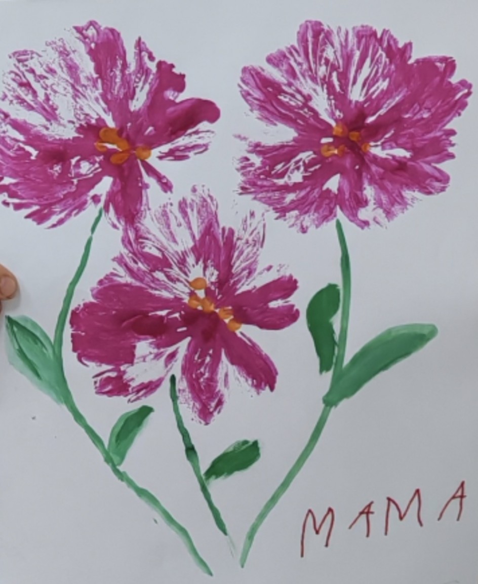 Цветочки для мамы