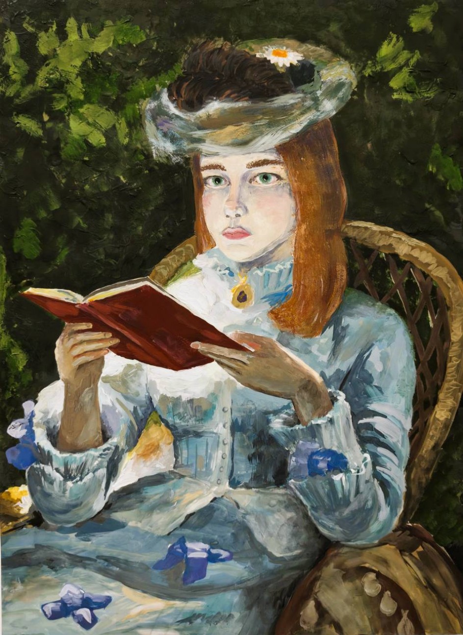 Автопортрет по мотивам картины Жюля Адольфа Гупиля.  "Ana Bolena Arquer"