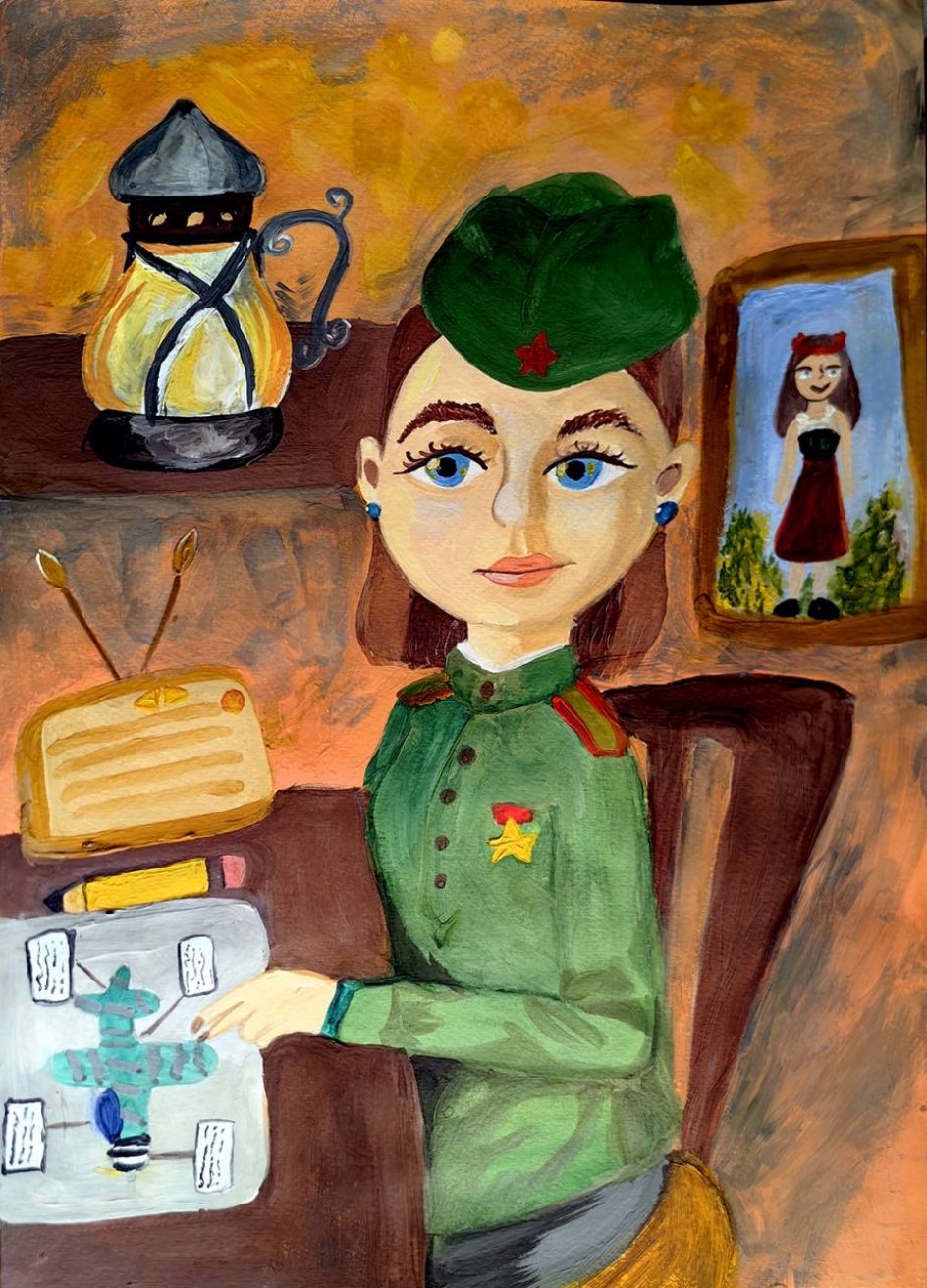Молодая лётчица