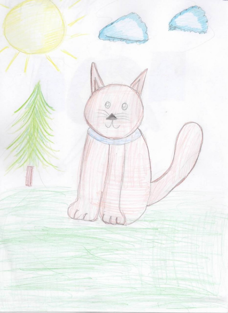 Моя любимая кошка.