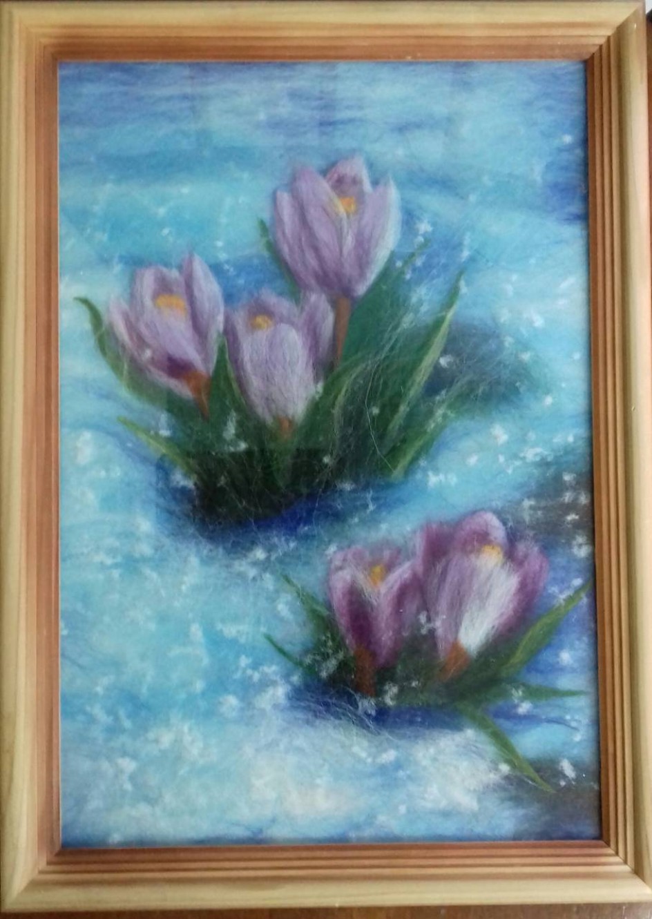 Крокусы