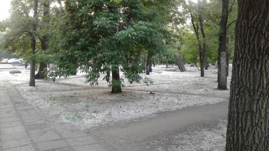 Июньский снегопад