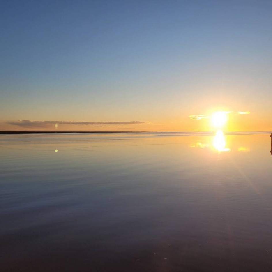 Закат на Белом море