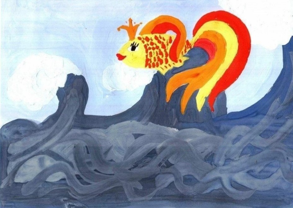 Рисунок по сказкам А.С. Пушкина