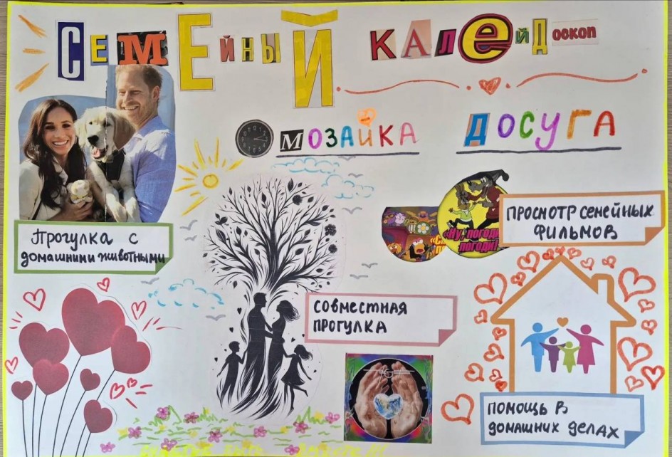 Коллаж "Семейный калейдоскоп"