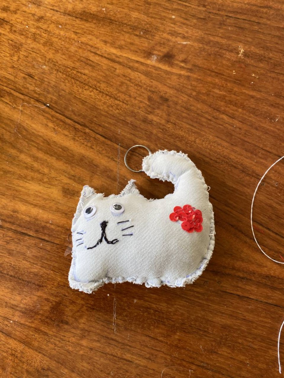 Кот брелок