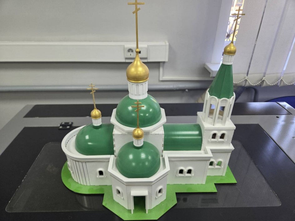 Макет Храма Алексея человека божьего