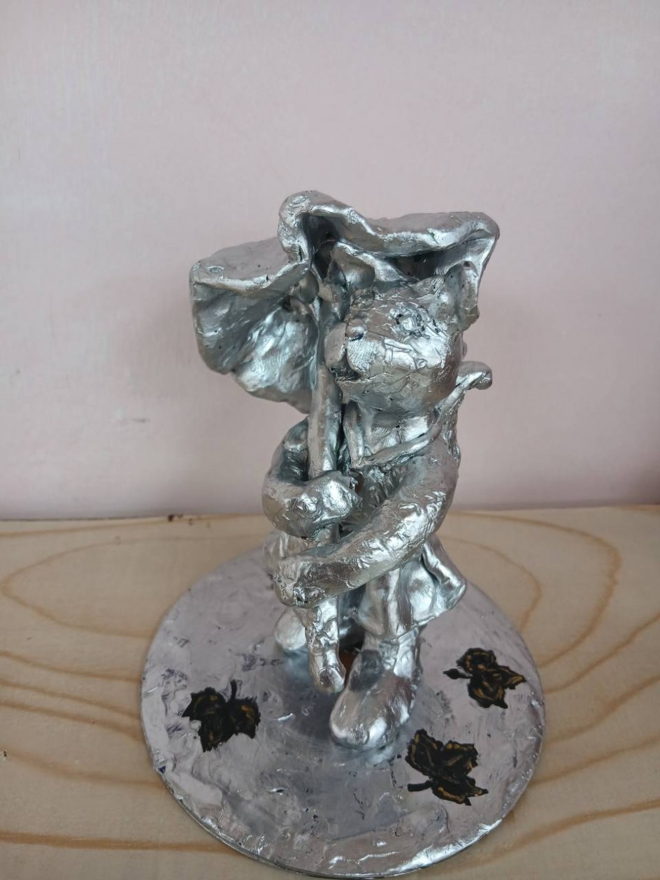 "Осенняя прогулка кошечки"