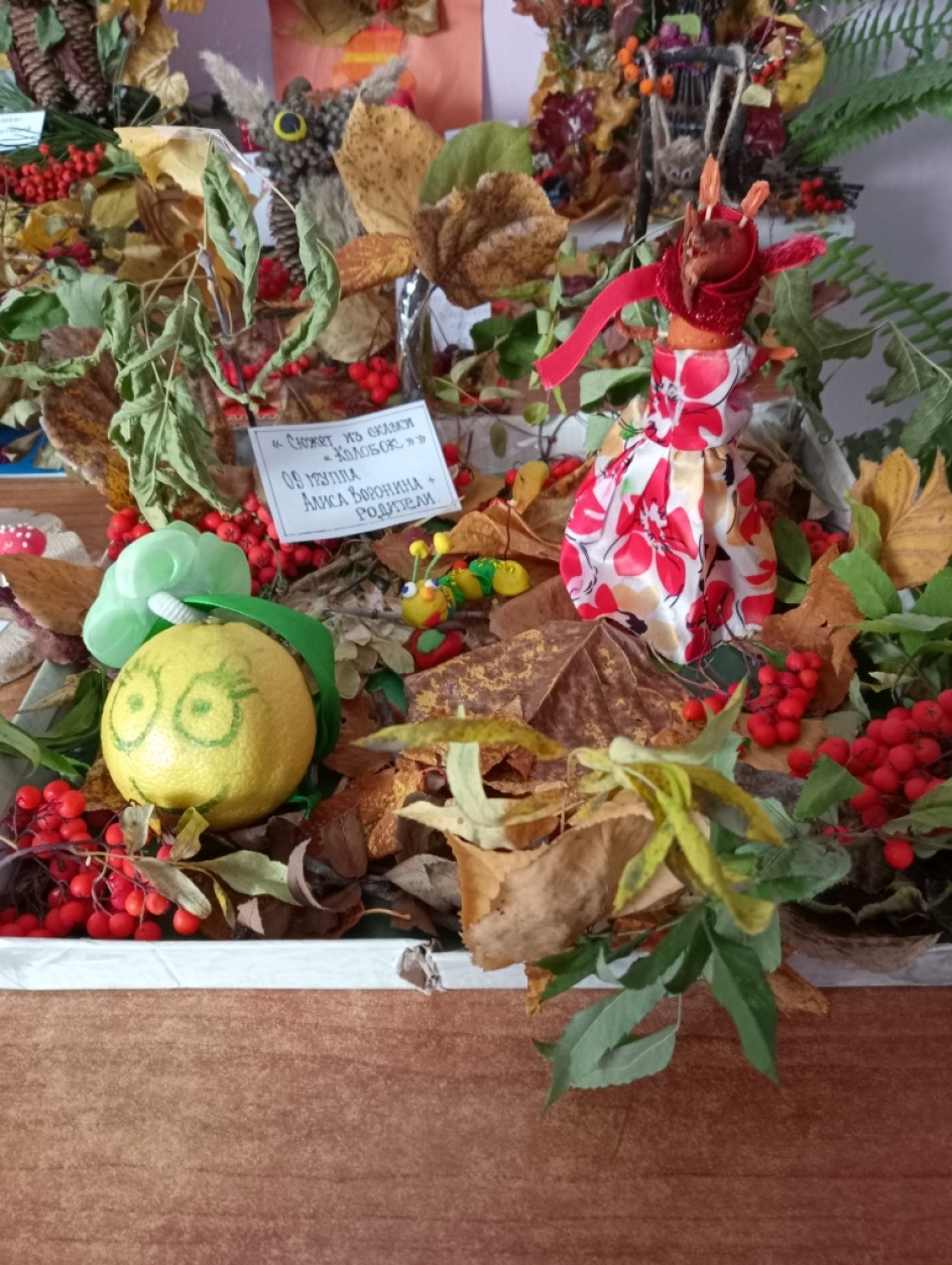Сюжет из сказки "Колобок"