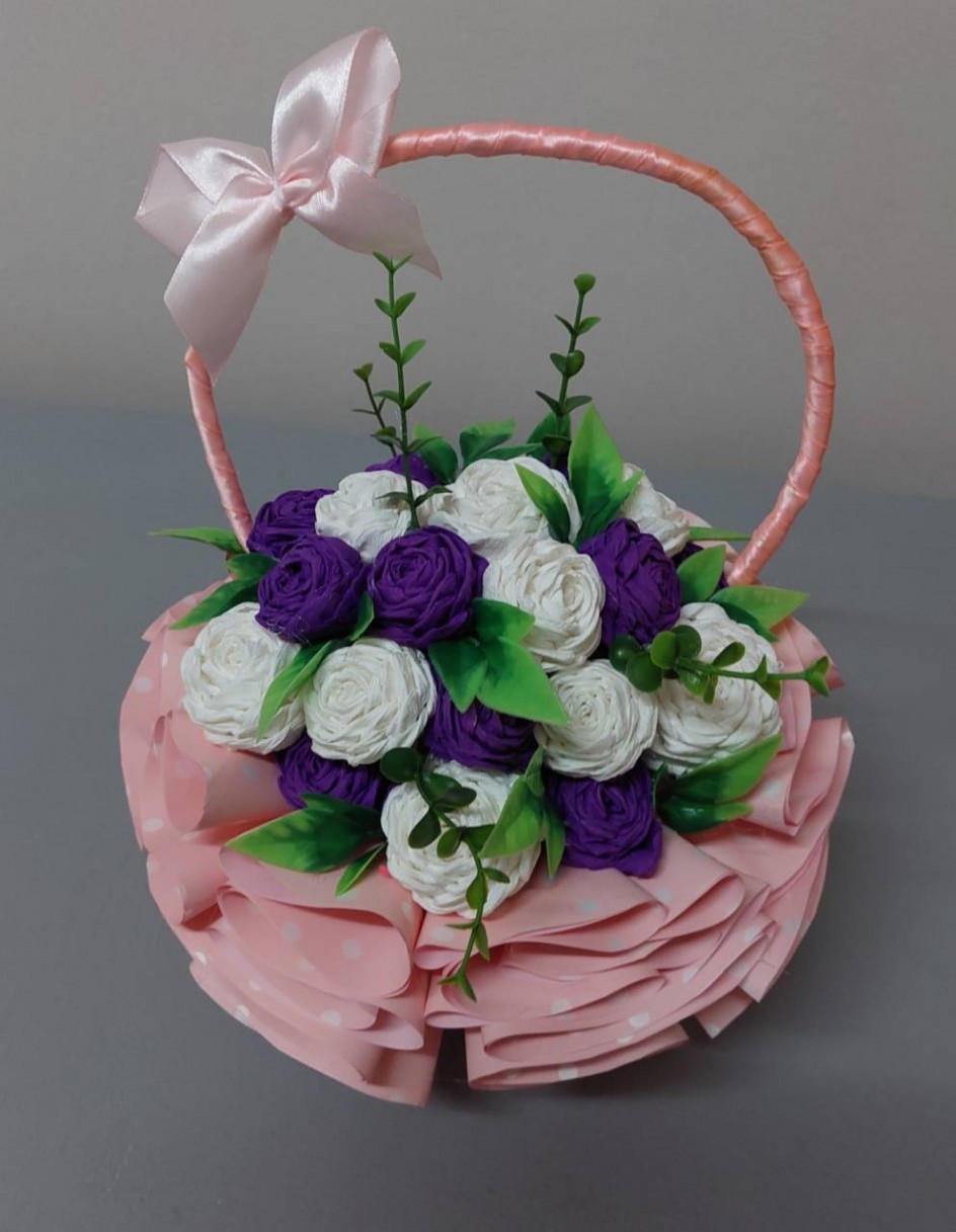 Корзина с цветами