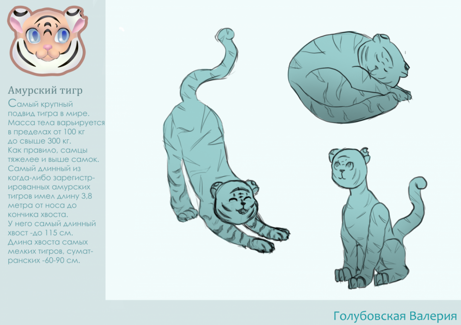 Брошюра ,,Амурский тигр''