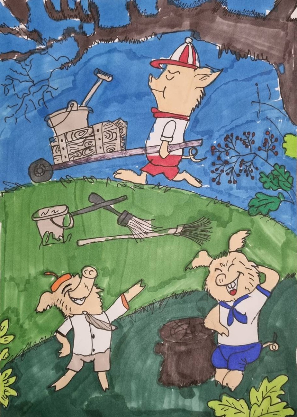 "Три поросёнка"