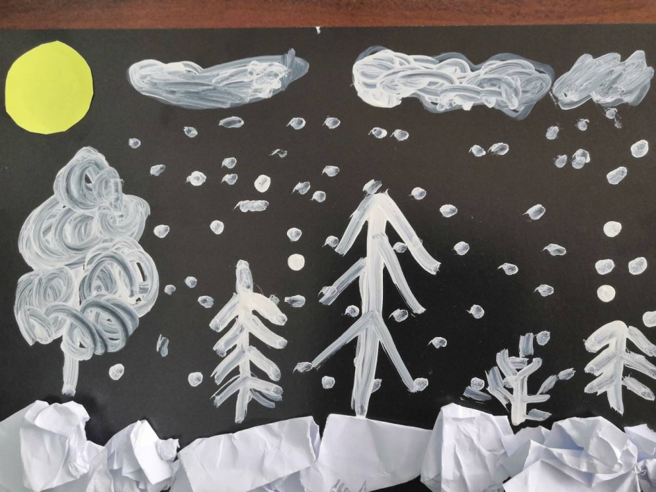 Спешит красавица зима