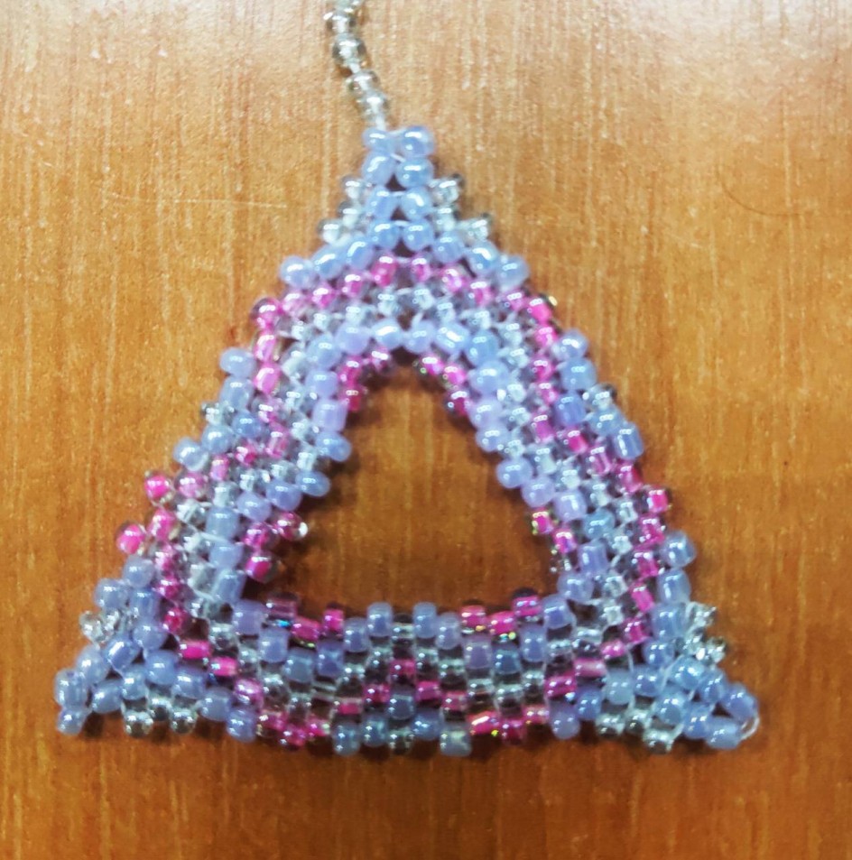 Подвеска "Розовый туман"