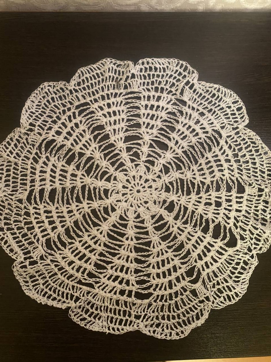 Морозные узоры крючком