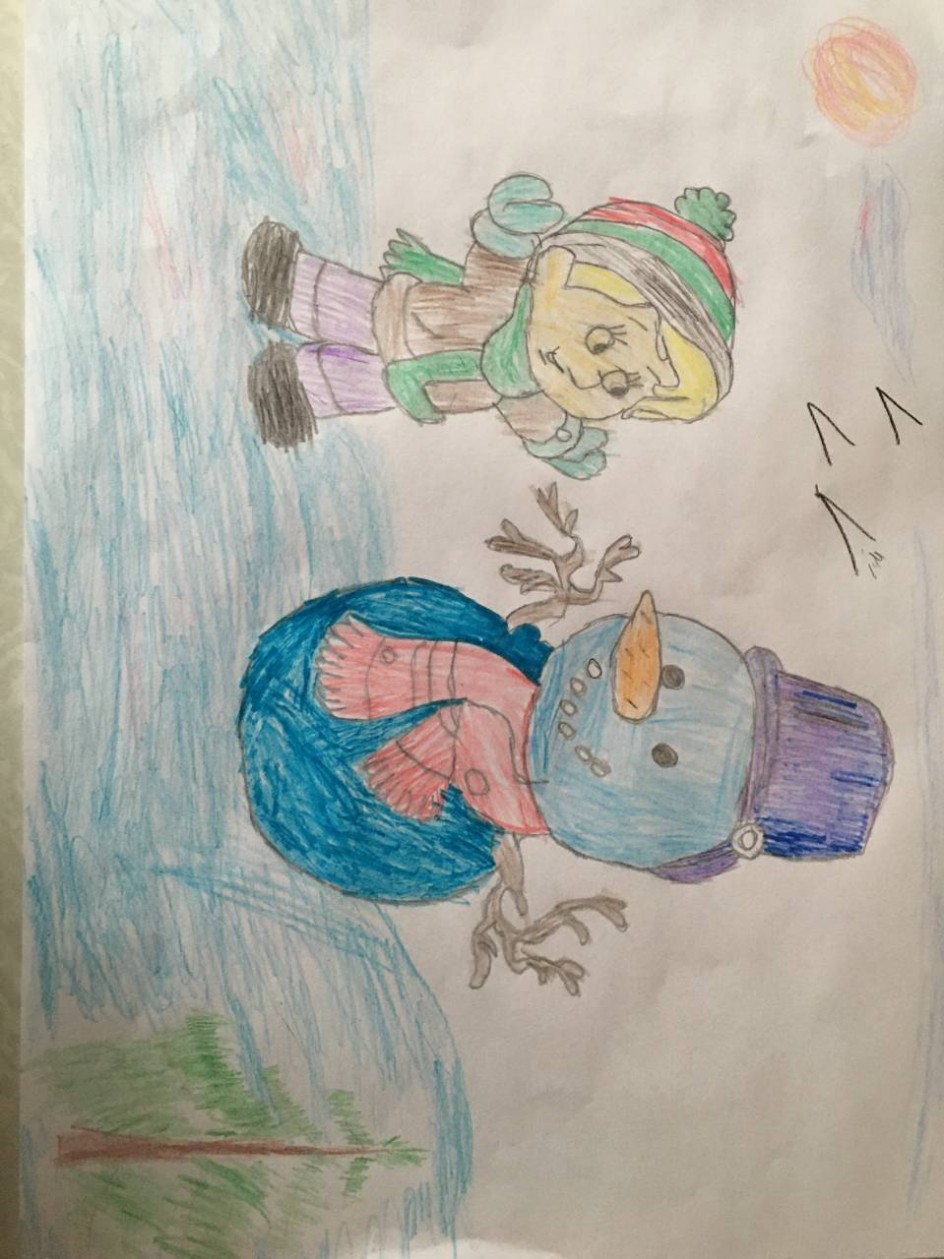 " Снеговик - друг всех ребят!"