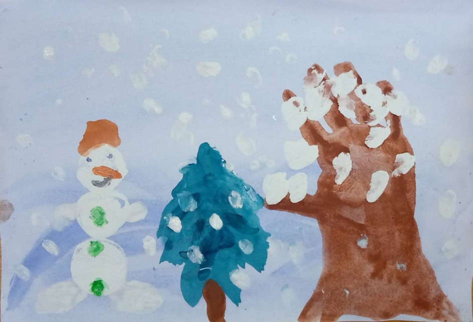 Снежный друг.