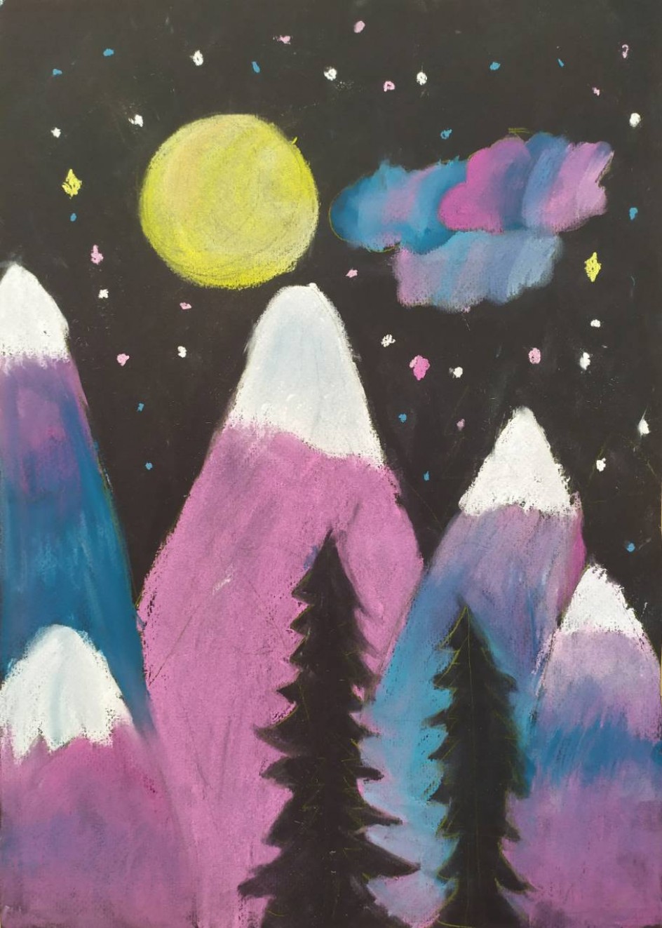 Звёздная ночь в горах